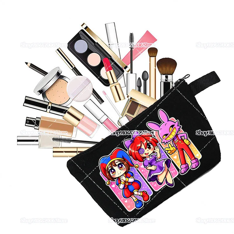 Cartoon The Amazing Circus Pomni Jax Print Cosmetic Bag for Women Minimalist Makeup Pouch Big Capacity Key Organizer Card Holder
Cartoon The Amazing Circus Pomni Jax Print Cosmetic Bag for Women Minimalist Makeup Pouch Big Capacity Key Organizer Card Holder