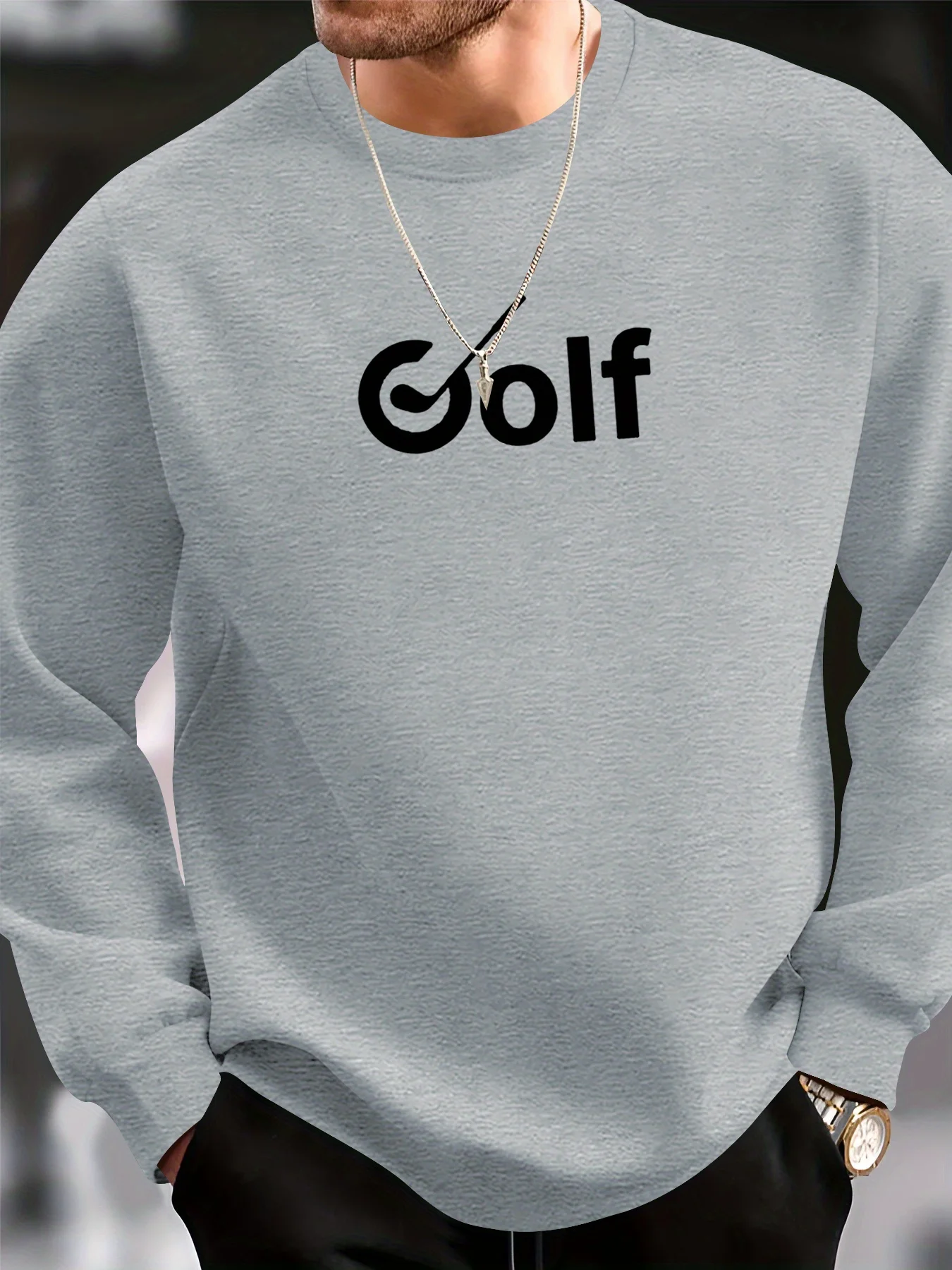 Толстовка-пуловер с принтом GOLF, повседневная уличная мода, свитер с круглым вырезом и длинными рукавами
Толстовка-пуловер с принтом GOLF, повседневная уличная мода, свитер с круглым вырезом и длинными рукавами