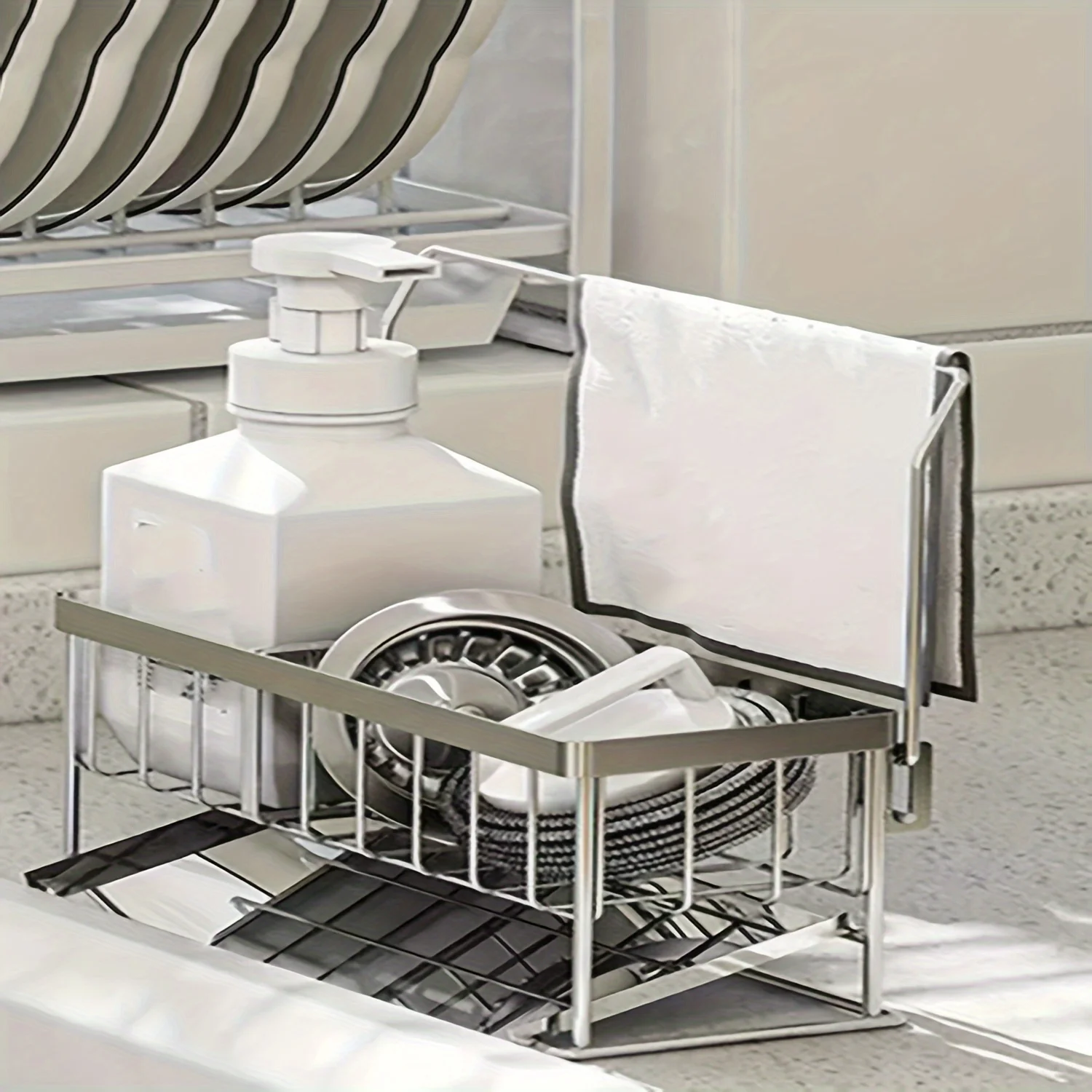 Minimalist Style Japanese Kitchen Stainless Steel Adjustable Cloth Rack Sponge Draining Sink Basket
Minimalist Style Japanese Kitchen Stainless Steel Adjustable Cloth Rack Sponge Draining Sink Basket
