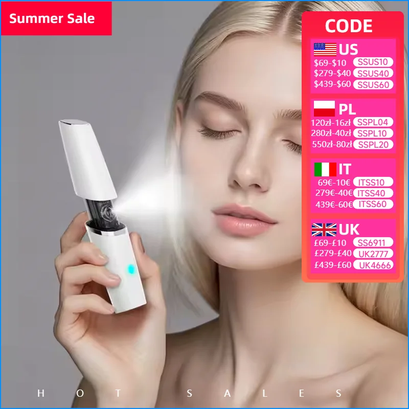 Portable Hydrogen Nano Facial Mist Sprayer Antioxidant Face Skin Hydrogen Mist Water Generator for Beauty Use
Portable Hydrogen Nano Facial Mist Sprayer Antioxidant Face Skin Hydrogen Mist Water Generator for Beauty Use