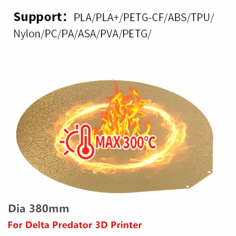 Круглый диаметр 380 мм, обновленная сборная пластина Delta Predator PEI, двухсторонняя текстурированная и гладкая пружинная сталь PEI, гибкая платформа для печати
Круглый диаметр 380 мм, обновленная сборная пластина Delta Predator PEI, двухсторонняя текстурированная и гладкая пружинная сталь PEI, гибкая платформа для печати