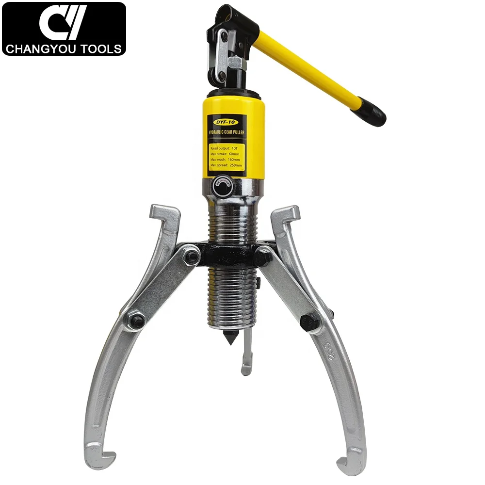 DYF-10 10Ton Hydraulic Gear Puller Adjustable 3 Jaws Wheel Bearing Pulling Separator 3 in 1 Pump Wheel Bearing for Repair Shop
DYF-10 10Ton Hydraulic Gear Puller Adjustable 3 Jaws Wheel Bearing Pulling Separator 3 in 1 Pump Wheel Bearing for Repair Shop