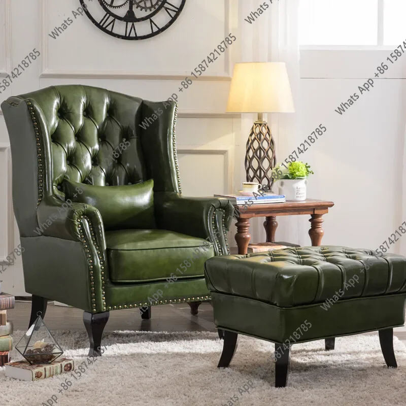 Кожаное кресло X O TigerChair в европейском стиле для гостиной, одноместный диван для небольшой квартиры, кресло для отдыха на балконе, высокое кресло для отеля/клуба
Кожаное кресло X O TigerChair в европейском стиле для гостиной, одноместный диван для небольшой квартиры, кресло для отдыха на балконе, высокое кресло для отеля/клуба
