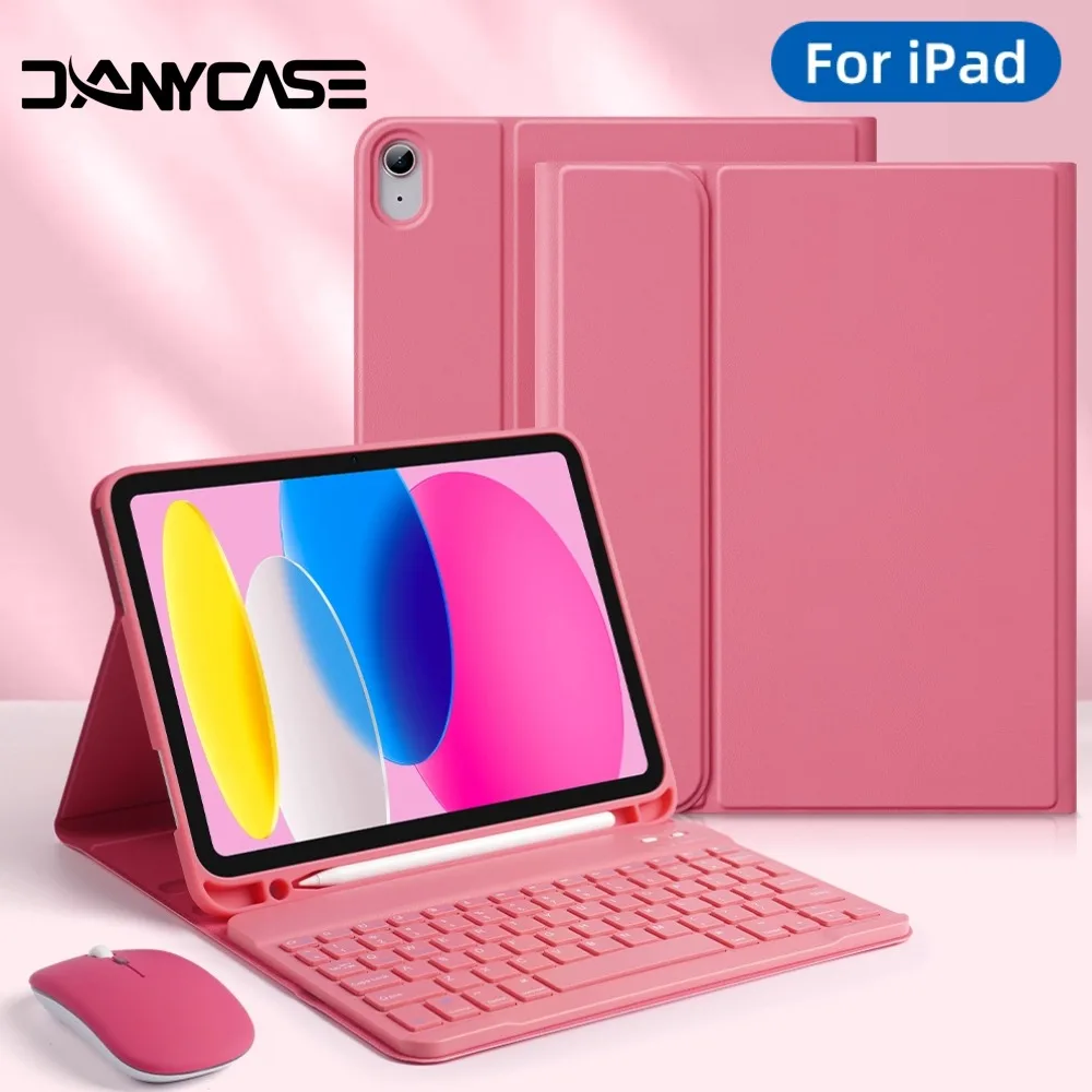 For iPad 10th 11th A16 Generation Tablets Keyboard Case Air11 2026 M4 M2 M3 Air4 Air5 10.9 Pro 11 Cover with Pencil Holder
For iPad 10th 11th A16 Generation Tablets Keyboard Case Air11 2026 M4 M2 M3 Air4 Air5 10.9 Pro 11 Cover with Pencil Holder