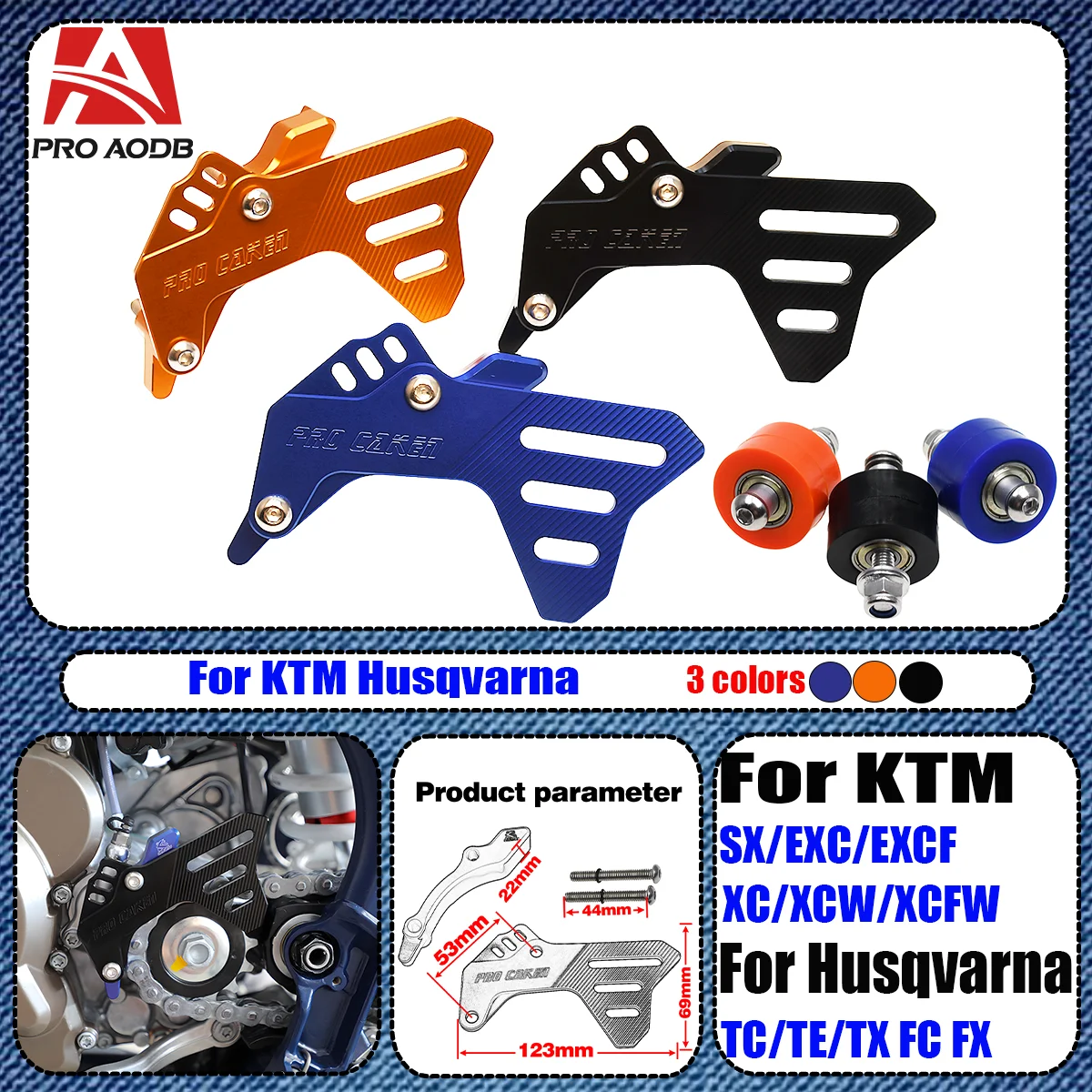 For KTM SX EXC EXCF XC XCW XCFW SXF XCF EXCF250 350 For Husqvarna TC TE TX Front Sprocket Cover Case Saver Protector Chain Guard
For KTM SX EXC EXCF XC XCW XCFW SXF XCF EXCF250 350 For Husqvarna TC TE TX Front Sprocket Cover Case Saver Protector Chain Guard