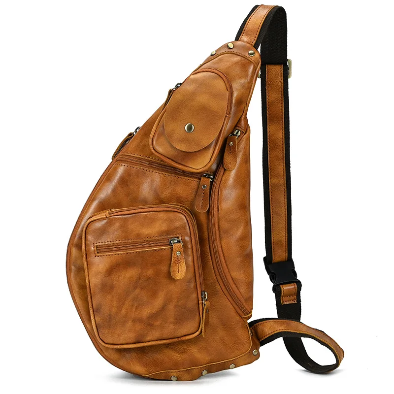 Men's tree paste leather retro breast bag handmade large capacity shoulder multi-functional personalized leather messenger bag f
Men's tree paste leather retro breast bag handmade large capacity shoulder multi-functional personalized leather messenger bag f