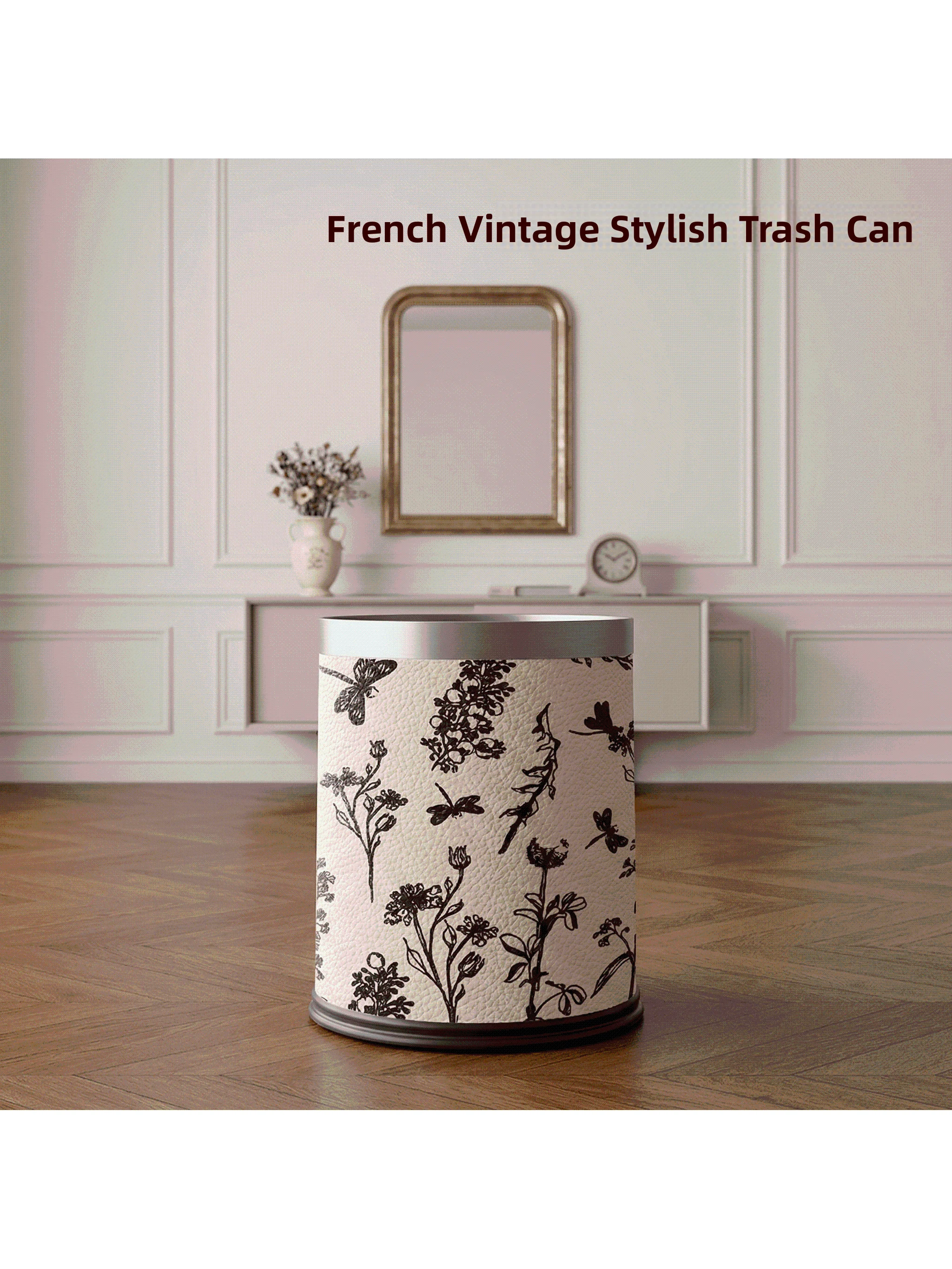 Leather Trash Can Double Layer Vintage Style for Living Room Bedroom Bathroom Home Use High Aesthetic Value Floor Cleaning Tool
Leather Trash Can Double Layer Vintage Style for Living Room Bedroom Bathroom Home Use High Aesthetic Value Floor Cleaning Tool