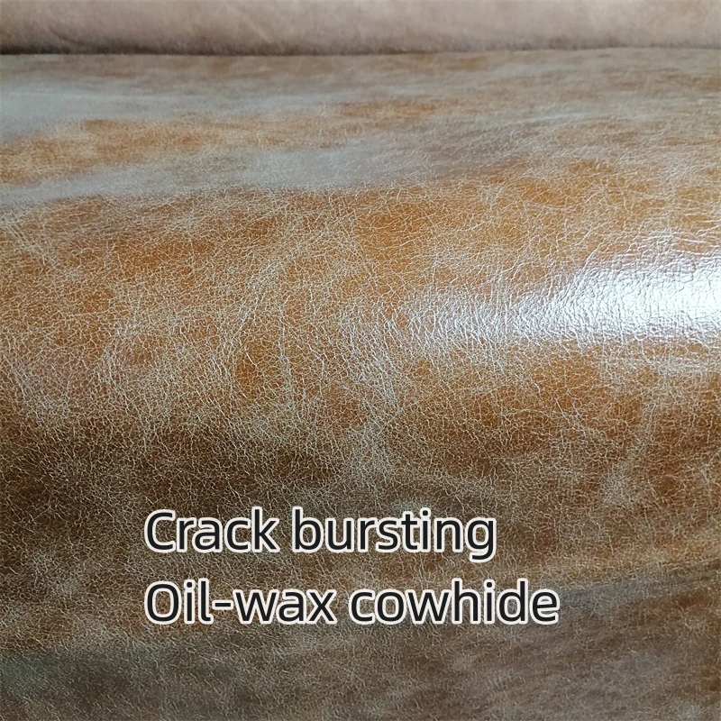 1mm Brown Oil-Wax Cowhide. Top-Grain Leather. Genuine Leather Fabric. DIY For Bags By Hand. Full Sheet Cutting
1mm Brown Oil-Wax Cowhide. Top-Grain Leather. Genuine Leather Fabric. DIY For Bags By Hand. Full Sheet Cutting
