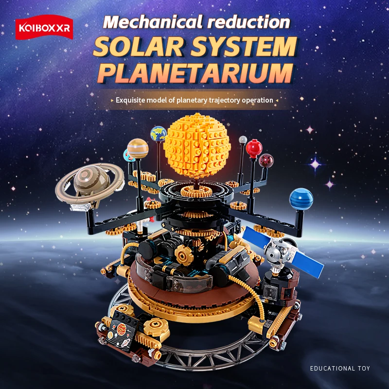 Electric space solar system planetary instrument science and education model assembly, building blocks, toys, ornaments, Gifts
Electric space solar system planetary instrument science and education model assembly, building blocks, toys, ornaments, Gifts