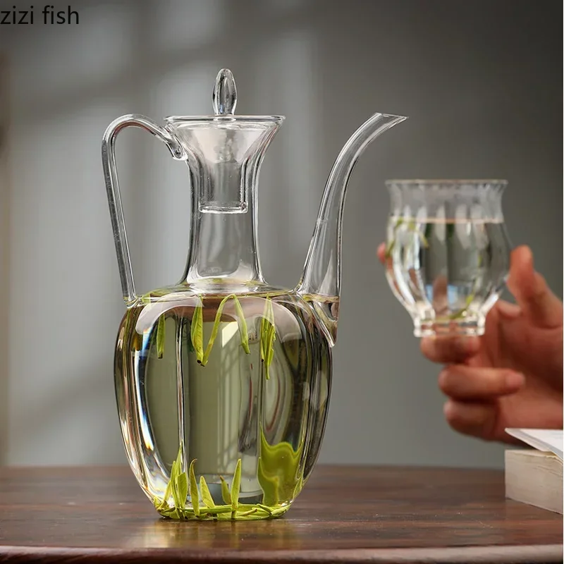 Glass Teapot Vintage Kettle Flagon Heat Resistant Water Bottle Flower Teapot Tea Utensils Tea Making Tools Afternoon Tea Teaware
Glass Teapot Vintage Kettle Flagon Heat Resistant Water Bottle Flower Teapot Tea Utensils Tea Making Tools Afternoon Tea Teaware