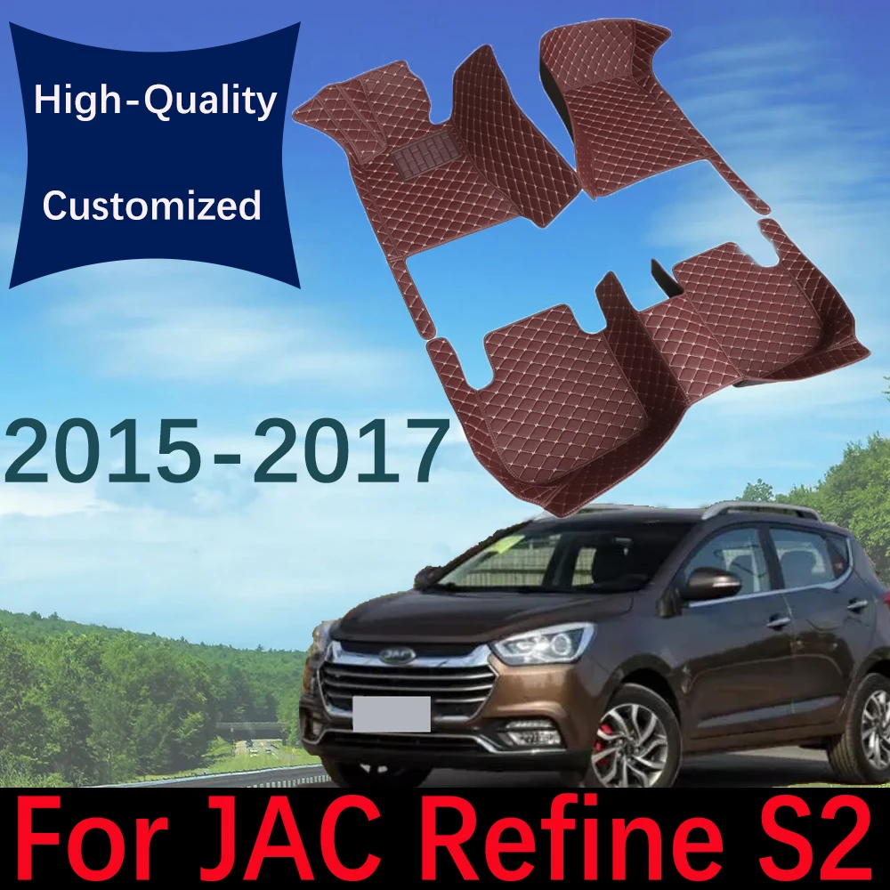Custom Leather Car Floor Mats For JAC Refine S2 SEi2 2015 2016 2017 Automobile Carpet Rugs Foot Pads Interior Accessories
Custom Leather Car Floor Mats For JAC Refine S2 SEi2 2015 2016 2017 Automobile Carpet Rugs Foot Pads Interior Accessories