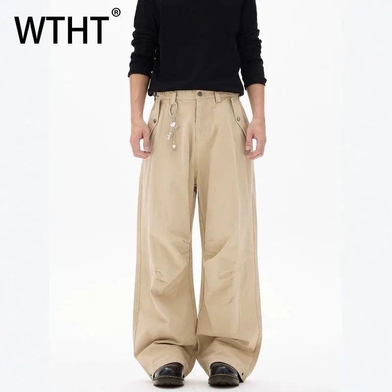 WTHT модные мужские однотонные прямые повседневные брюки винтажные брюки с высокой посадкой в японском стиле мужские 2021, осень 2A2381
WTHT модные мужские однотонные прямые повседневные брюки винтажные брюки с высокой посадкой в японском стиле мужские 2021, осень 2A2381
