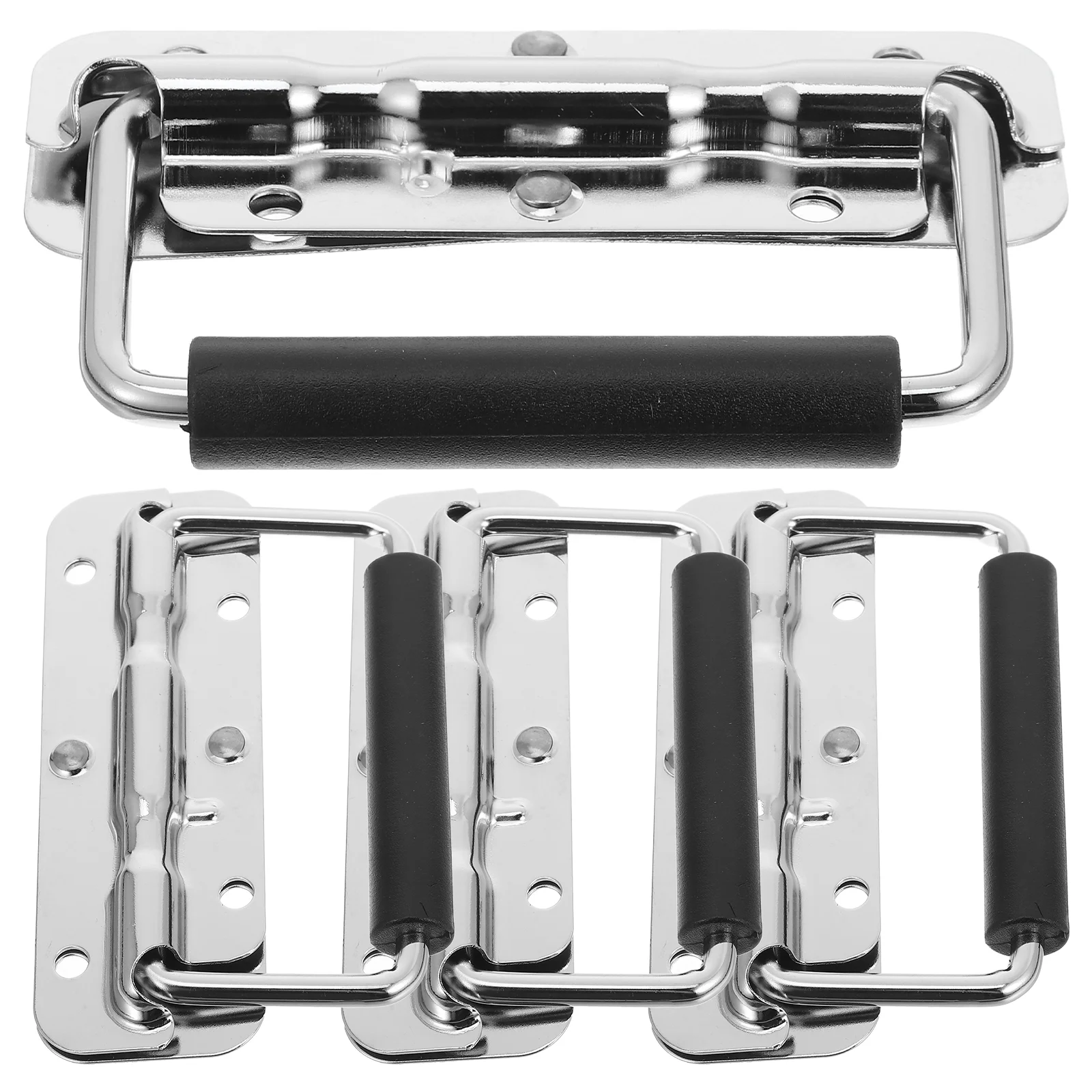 4 Pcs Stainless Steel Spring Foldable Handles for Boxes Case Hardware Heavy Duty Metal Cabinet Door Pull Latch Ergonomic Wide
4 Pcs Stainless Steel Spring Foldable Handles for Boxes Case Hardware Heavy Duty Metal Cabinet Door Pull Latch Ergonomic Wide