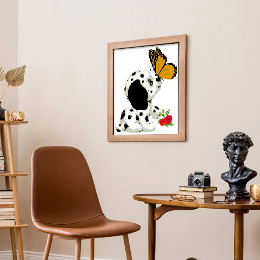 Partial Embroidery Beads Printed 9CT Dog Cross Stitch Kit Home Art Craft 31x36cm
Partial Embroidery Beads Printed 9CT Dog Cross Stitch Kit Home Art Craft 31x36cm