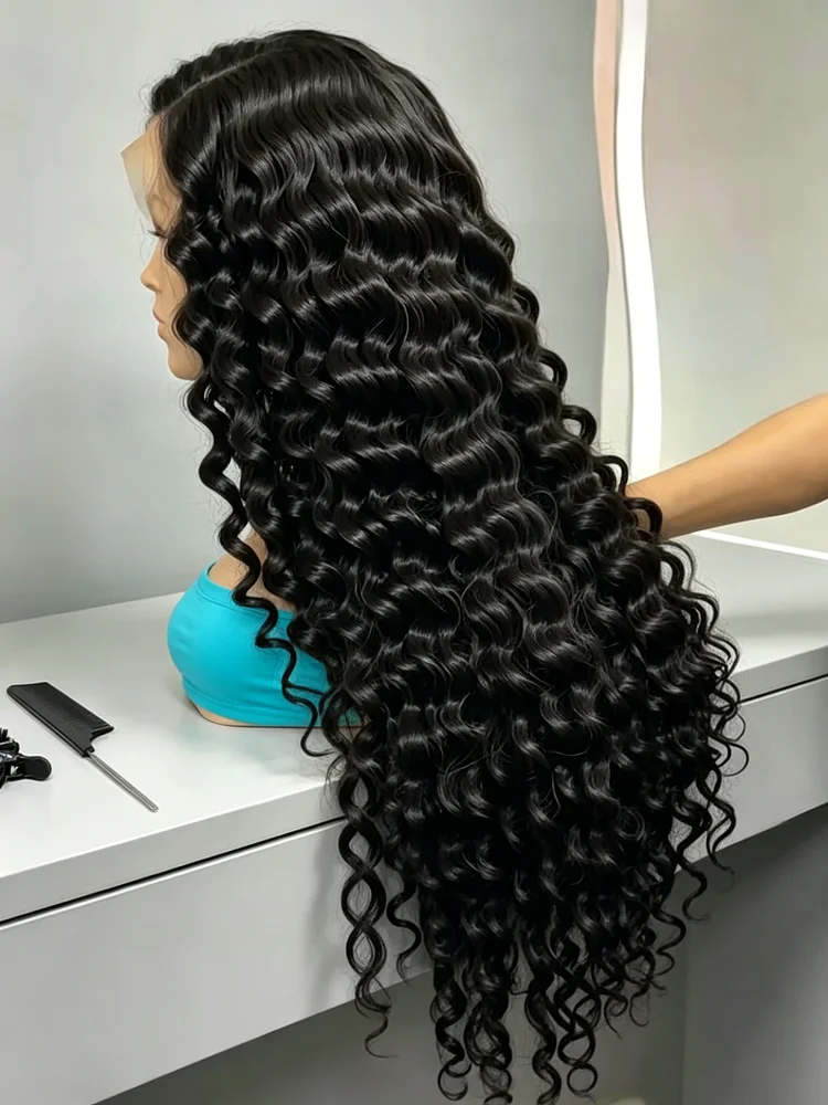 250% Density 30 40 Inch Loose Deep Hair Remy Hair Wig 13x4 13x6 HD Lace Front Brazilian Human Hair Wigs Pre Plucked Hairline Water Wave Transparent 360 Lace Frontal For Black Women With Baby Hair
250% Density 30 40 Inch Loose Deep Hair Remy Hair Wig 13x4 13x6 HD Lace Front Brazilian Human Hair Wigs Pre Plucked Hairline Water Wave Transparent 360 Lace Frontal For Black Women With Baby Hair