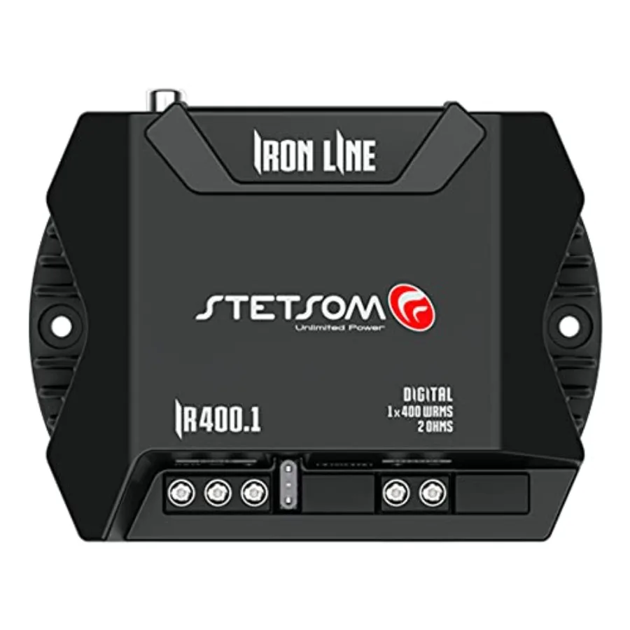 IR 400.1 2 Ohms Compact Digital Mono Amplifier, Iron LINE, 400 Watts RMS 400x1, 2Ω Stable, Monoblock Digital Car Audio Amp TS,
IR 400.1 2 Ohms Compact Digital Mono Amplifier, Iron LINE, 400 Watts RMS 400x1, 2Ω Stable, Monoblock Digital Car Audio Amp TS,