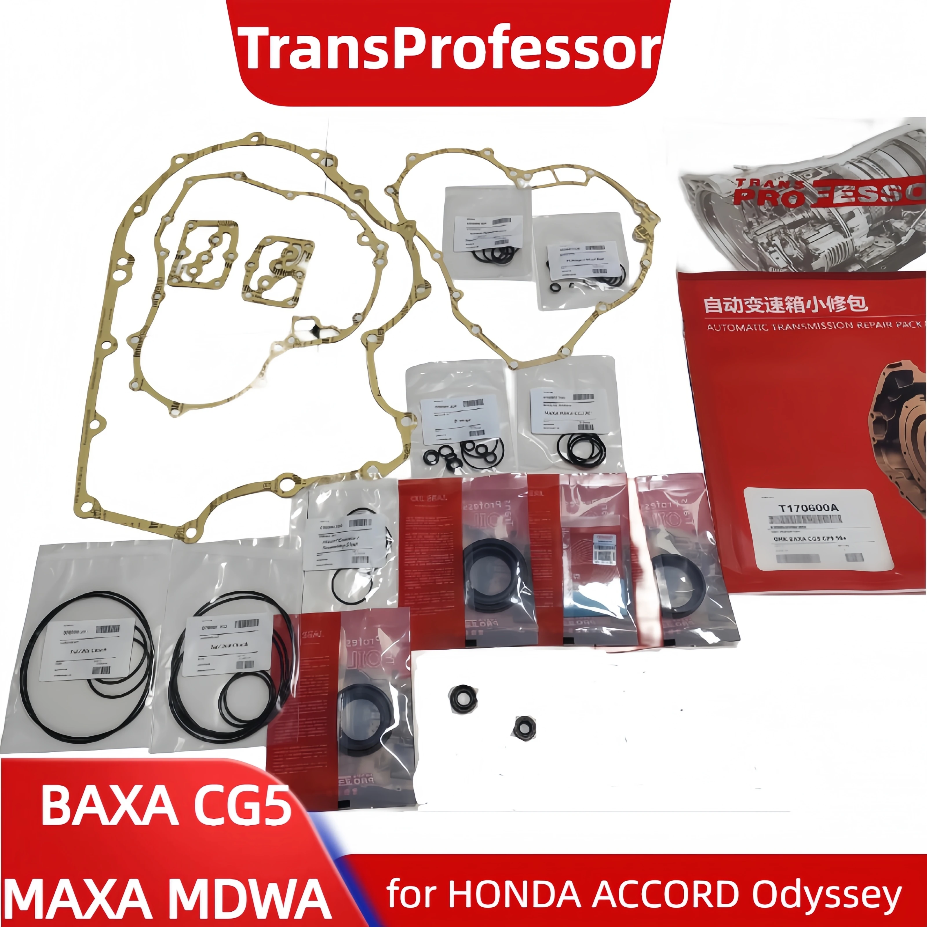 BAXA MAXA CG5 Transmission Repair Overhaul Kit for HONDA ACCORD Odyssey Prelude,TransProfessor OHK Gasket Seals Car Accessories
BAXA MAXA CG5 Transmission Repair Overhaul Kit for HONDA ACCORD Odyssey Prelude,TransProfessor OHK Gasket Seals Car Accessories