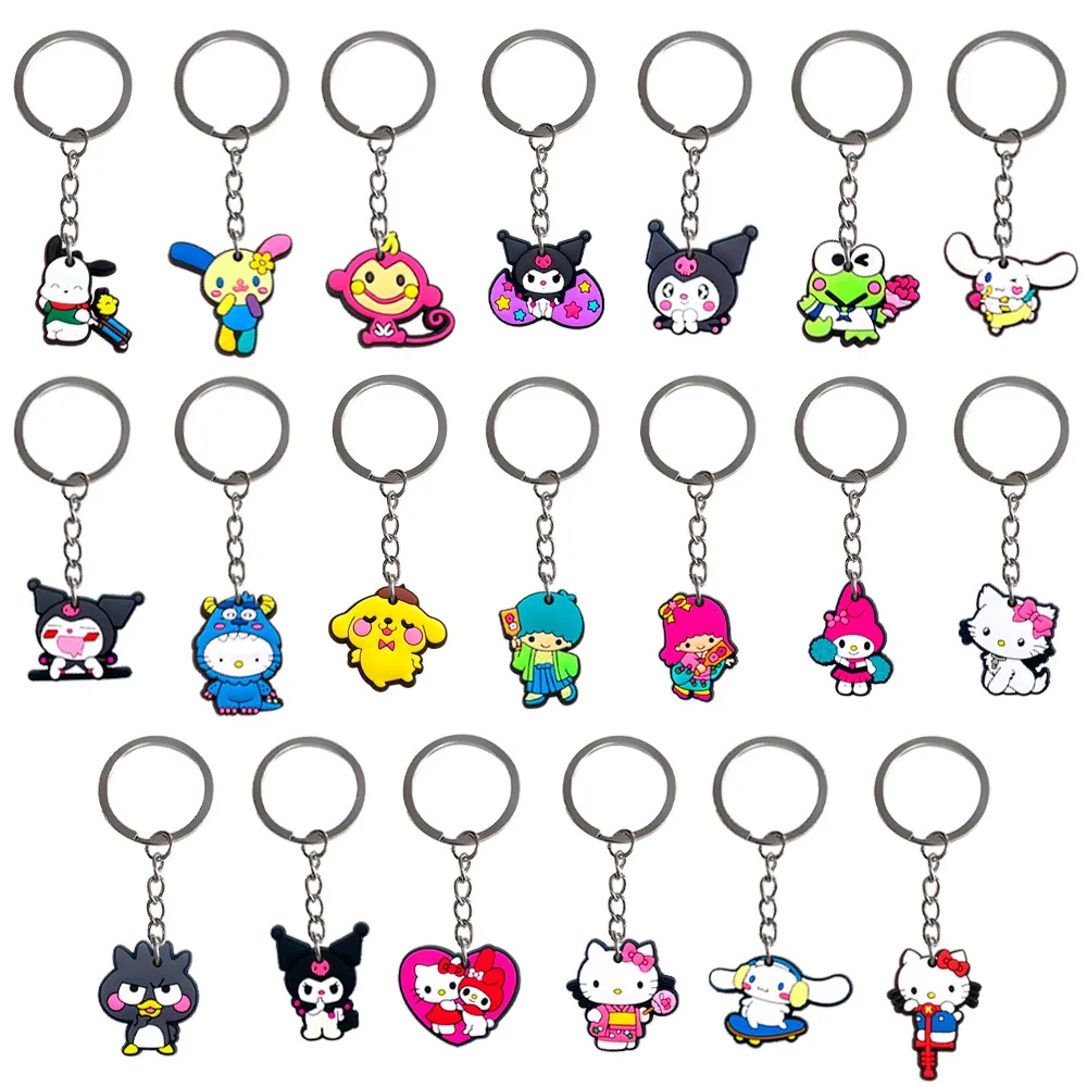 Sanrio Hello Kitty Kuromi Cinnamoroll My Melody Clownfish Backpack Keychain PVC Soft Rubber DIY Jewelry Small Gift Y2k Fashion
Sanrio Hello Kitty Kuromi Cinnamoroll My Melody Clownfish Backpack Keychain PVC Soft Rubber DIY Jewelry Small Gift Y2k Fashion