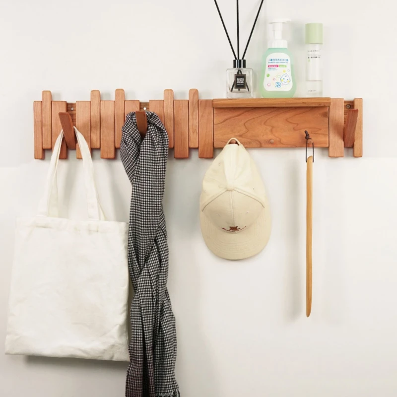 Walnut Coat Rack Wall Hanging Storage Display Solid Wood Creative Piano Keys Clothes Hooks for Hallway Entrance Decor Organizer
Walnut Coat Rack Wall Hanging Storage Display Solid Wood Creative Piano Keys Clothes Hooks for Hallway Entrance Decor Organizer