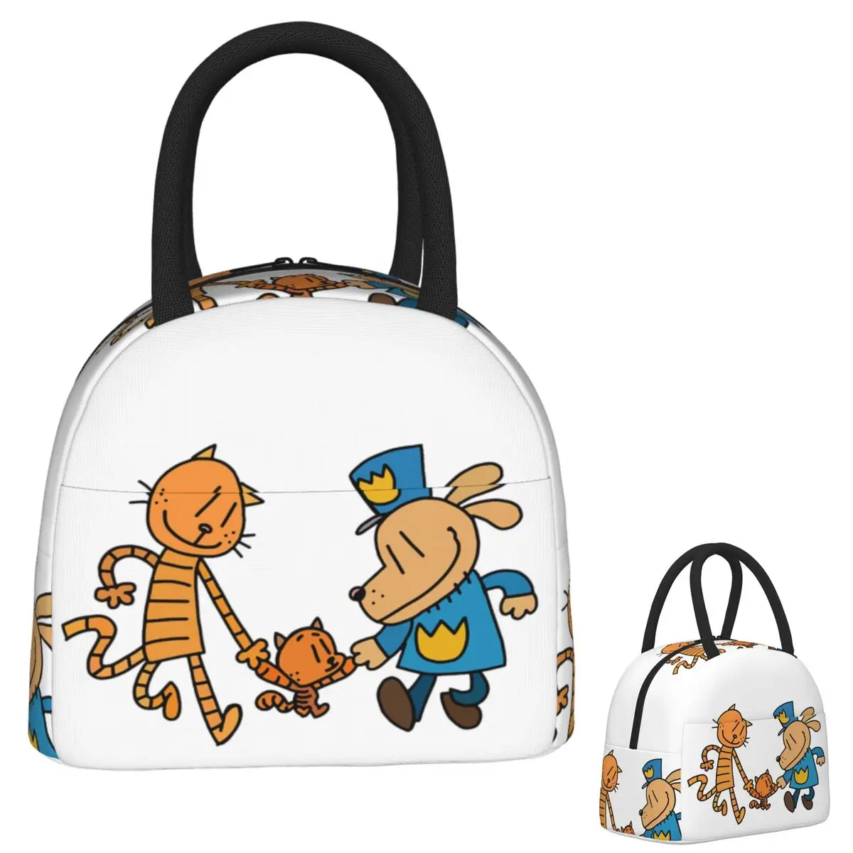 Dog Man, Lil Petey, And Big Petey Fan Art Insulated Lunch Bag for Women Kids Leakproof Food Boxes Thermal Lunch Box Tote
Dog Man, Lil Petey, And Big Petey Fan Art Insulated Lunch Bag for Women Kids Leakproof Food Boxes Thermal Lunch Box Tote