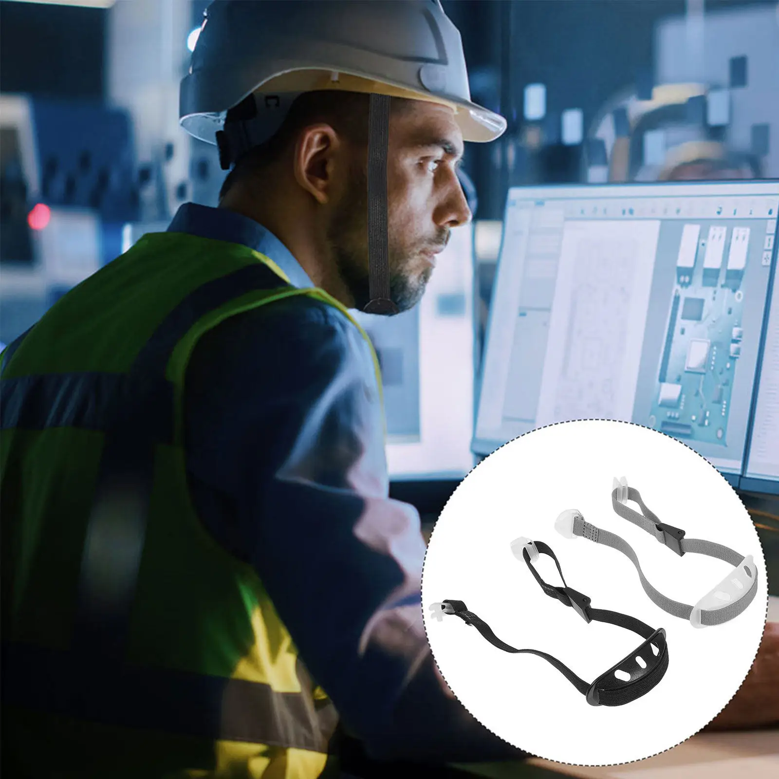 2Pcs Chin Strap for Hard Hat Adjustable Safety Hardhat -Resistant Strap Professional Chin Straps
2Pcs Chin Strap for Hard Hat Adjustable Safety Hardhat -Resistant Strap Professional Chin Straps