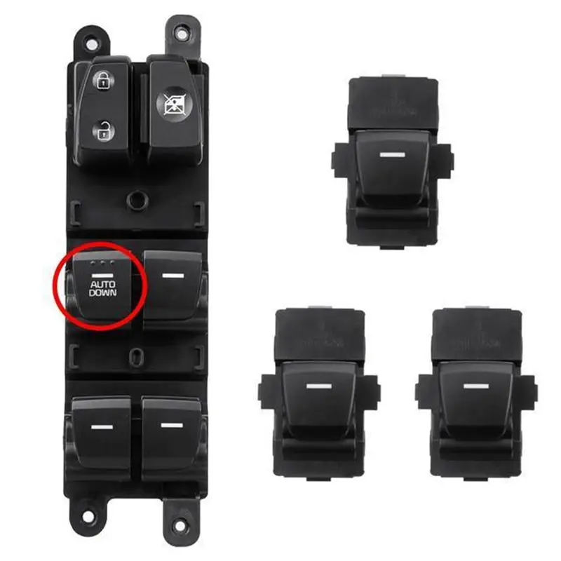 AEE5-Car Window Lifter Control Switch Assembly With Backlight Fit For Creta IX25 2014-2019 93570-C90004X 93580-C9000
AEE5-Car Window Lifter Control Switch Assembly With Backlight Fit For Creta IX25 2014-2019 93570-C90004X 93580-C9000
