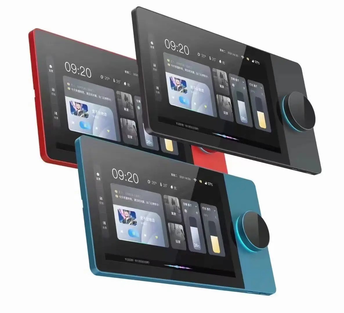 TUYA 6-Inch Rotatable Touch Screen Android Smart Control Panel Multi-Function Zigbee WiFi Smart Panel Music System IPS App