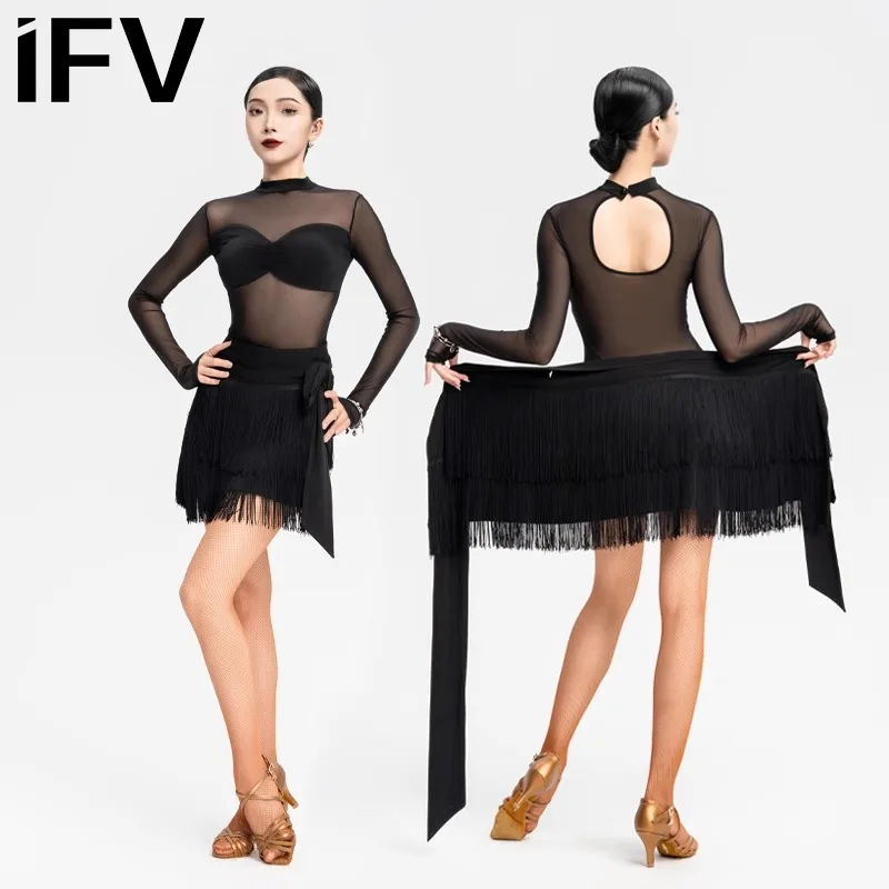 customized half length skirt tassel hip scarf Latin dance skirt women's class uniform performance one-piece apron practice wear
customized half length skirt tassel hip scarf Latin dance skirt women's class uniform performance one-piece apron practice wear