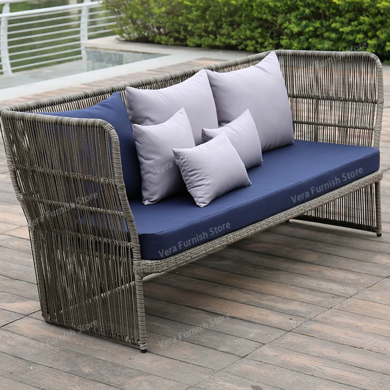 Outdoor Combination Garden Sofa Backrest Terrace Waterproof Villa Garden Sofa Modern Plastic Rattan Furniture Sofá Jardín MHHYSF
Outdoor Combination Garden Sofa Backrest Terrace Waterproof Villa Garden Sofa Modern Plastic Rattan Furniture Sofá Jardín MHHYSF