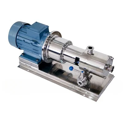 Pipeline type high shear three-stage emulsification pump, sanitary grade stainless steel mixed homogeneous dispersion emulsifica
Pipeline type high shear three-stage emulsification pump, sanitary grade stainless steel mixed homogeneous dispersion emulsifica