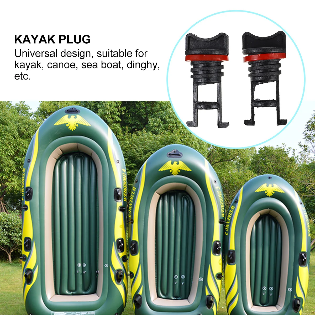 Kayak Drain Plug Nylon Boat Stopper Scupper Universal Design Lightweight Easy Install Kayak Canoe Accessory Light Boat Plug
Kayak Drain Plug Nylon Boat Stopper Scupper Universal Design Lightweight Easy Install Kayak Canoe Accessory Light Boat Plug