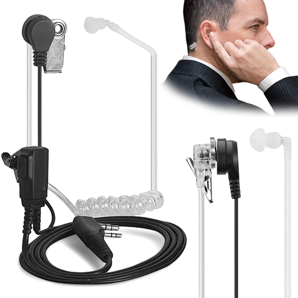 Tactical Acoustic Tube Earpieces K-Plug Bodyguard Communication Device Noise Cancelling Covert Listening Tools UV-5R BF-888S
Tactical Acoustic Tube Earpieces K-Plug Bodyguard Communication Device Noise Cancelling Covert Listening Tools UV-5R BF-888S