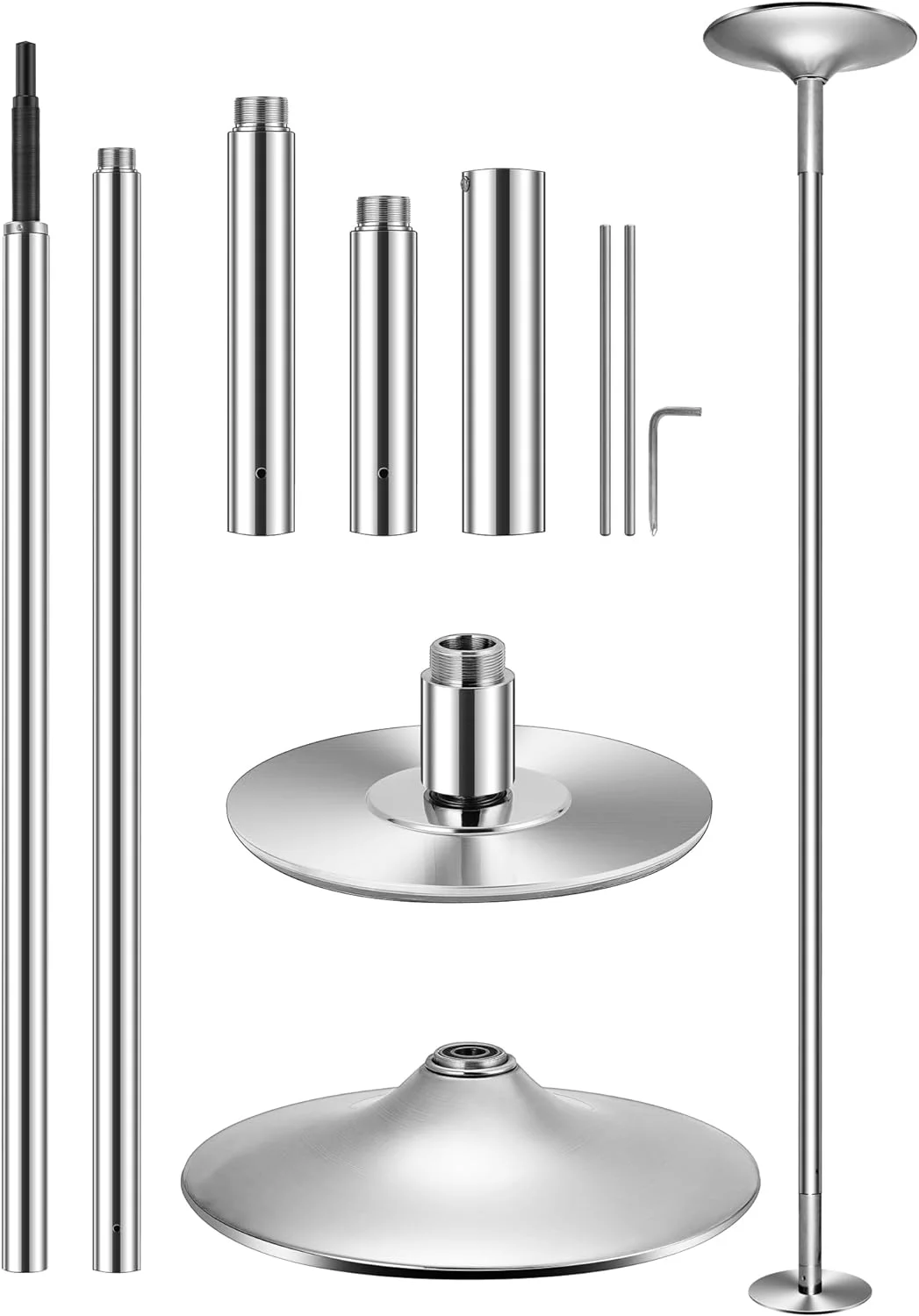 Spinning Static Portable Removable Stripper Dance Pole Kit for Club Home
Spinning Static Portable Removable Stripper Dance Pole Kit for Club Home