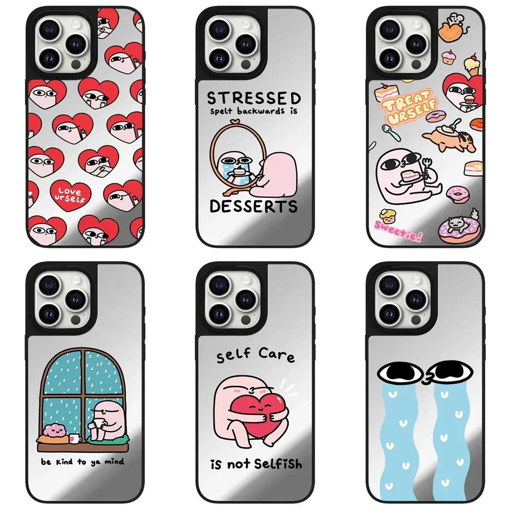 Cartoon Crying Face Mirror Surface iPhone 12 13 14 15 16 Pro Max Protective Case, Fits iPhone 16 Pro Max
Cartoon Crying Face Mirror Surface iPhone 12 13 14 15 16 Pro Max Protective Case, Fits iPhone 16 Pro Max
