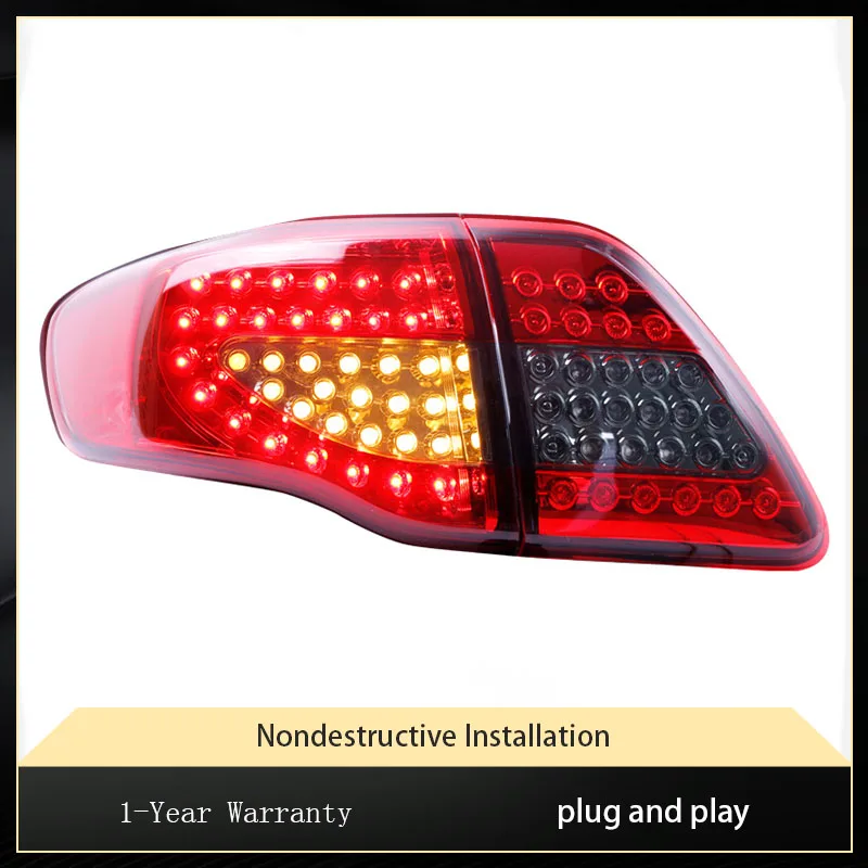 Taillights For Toyota Corolla 2008 2009 2010 LED Upgrade Assembly Exterior Vehicle Lights Turn Signal Lamp Tool Accessories
Taillights For Toyota Corolla 2008 2009 2010 LED Upgrade Assembly Exterior Vehicle Lights Turn Signal Lamp Tool Accessories