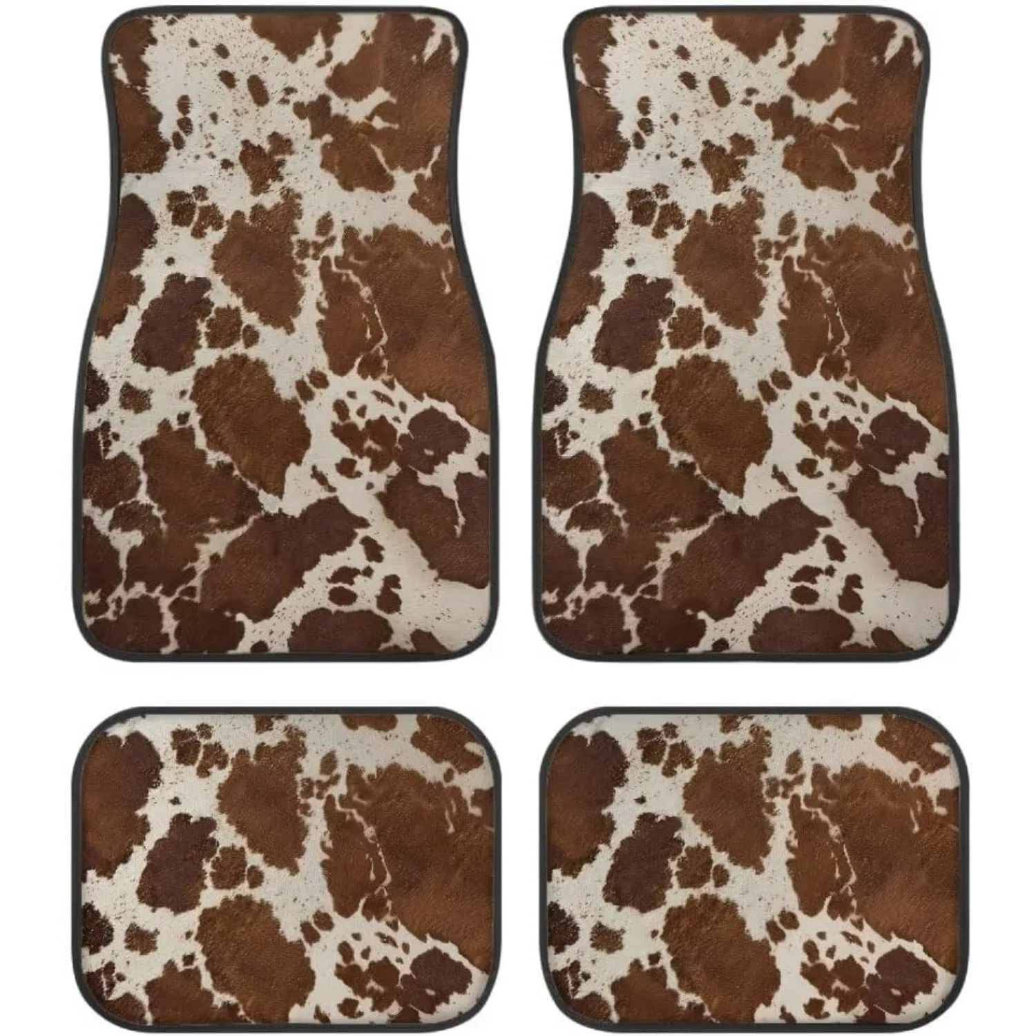 Коровь-коричневый пятно 4 шт. Передние коврики для автомобиля, внедорожника, фургона и грузовика — всесезонная защита, универсальный Fi, гладкий автомобильный дизайн, Hi
Коровь-коричневый пятно 4 шт. Передние коврики для автомобиля, внедорожника, фургона и грузовика — всесезонная защита, универсальный Fi, гладкий автомобильный дизайн, Hi