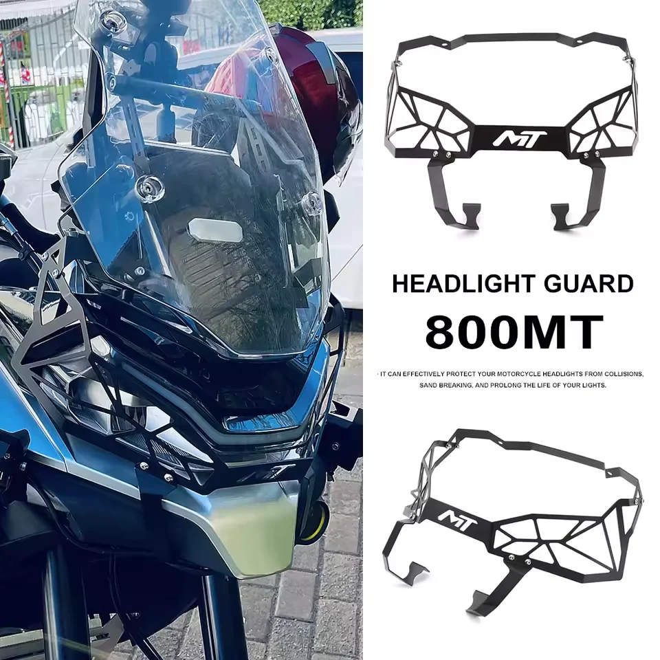 For CFMOTO 800MT 800mt 800 MT 800 mt Motorcycle Front LED Headlight Protector Grille Guard Black Accessories
For CFMOTO 800MT 800mt 800 MT 800 mt Motorcycle Front LED Headlight Protector Grille Guard Black Accessories