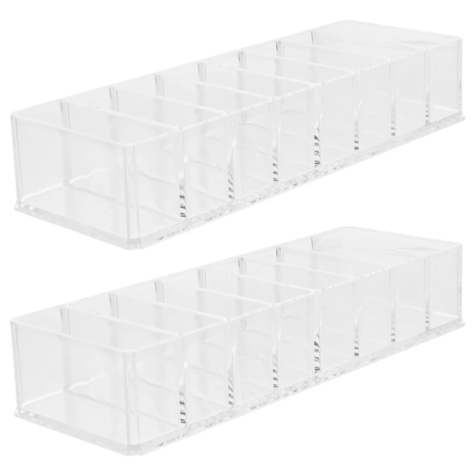 2 Pcs Powder Storage Box Eye Shadow Holder Acrylic Organizer Eyeshadow Palette Divided Makeup Rack
2 Pcs Powder Storage Box Eye Shadow Holder Acrylic Organizer Eyeshadow Palette Divided Makeup Rack