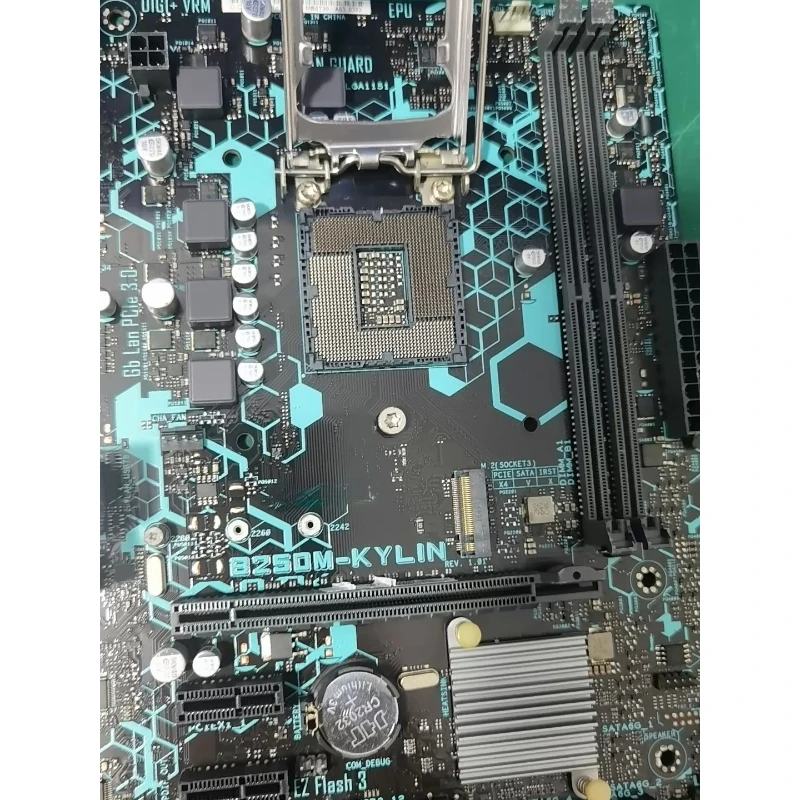Used B250M-KYLIN Micro ATX Motherboard LGA 1151 Support 6th 7th Gen Core CPU DDR4 RAM Mainboard for ASUS
Used B250M-KYLIN Micro ATX Motherboard LGA 1151 Support 6th 7th Gen Core CPU DDR4 RAM Mainboard for ASUS