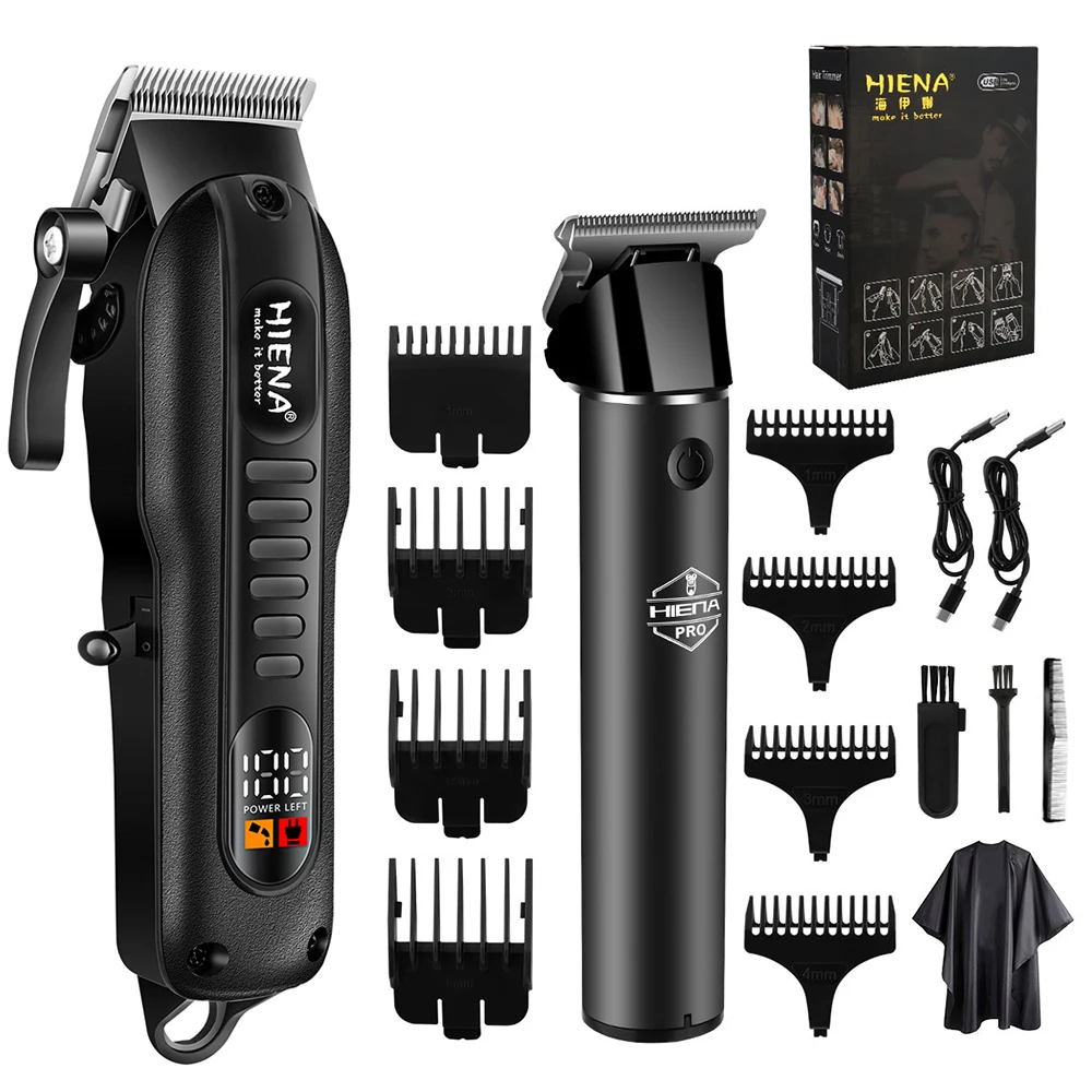 hiena Hair Trimmer Professional Hair Clipper Rechargeable Hair Cutting Machine Cordless Portable Trimmer for Men Clippers Hair
hiena Hair Trimmer Professional Hair Clipper Rechargeable Hair Cutting Machine Cordless Portable Trimmer for Men Clippers Hair
