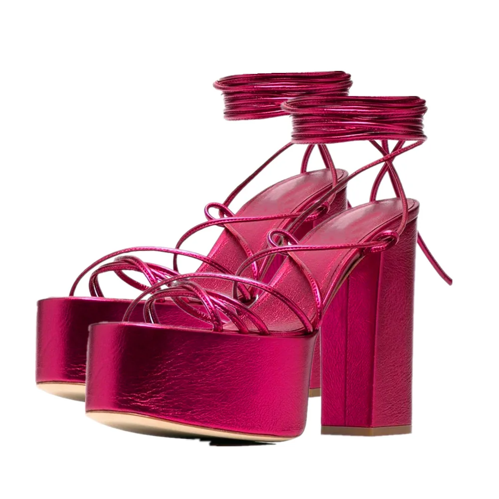 Summer High Heels, Thick Water Platform, Thin Strap Fashion Round Toe Sandals, Large Size Strap Women's Thick Sole Shoes
Summer High Heels, Thick Water Platform, Thin Strap Fashion Round Toe Sandals, Large Size Strap Women's Thick Sole Shoes