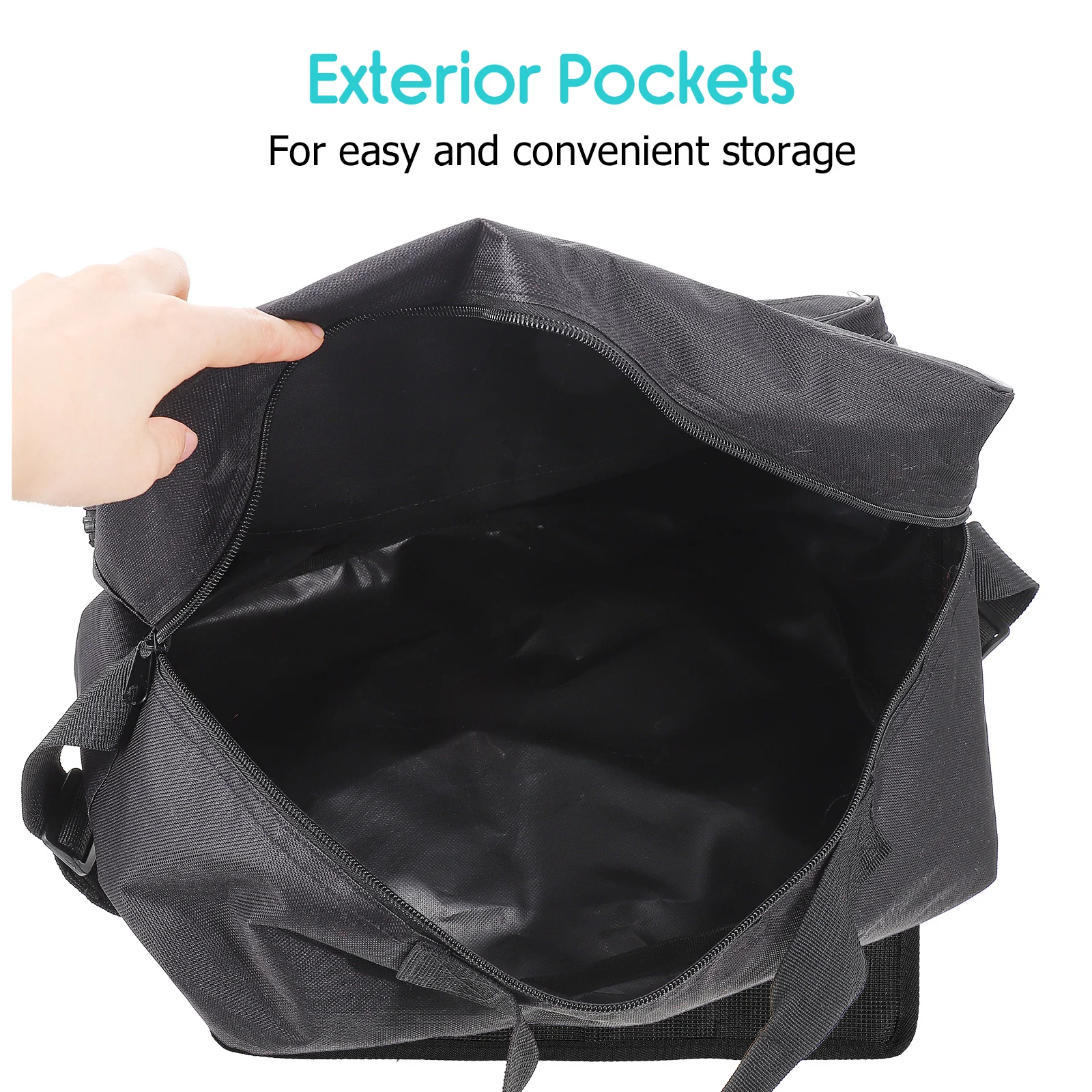 Wheelchair Bag Large Capacity Waterproof Oxford Cloth Storage Pouch for Elderly and Injured Outdoor Use Black Wheelchair Bag
Wheelchair Bag Large Capacity Waterproof Oxford Cloth Storage Pouch for Elderly and Injured Outdoor Use Black Wheelchair Bag