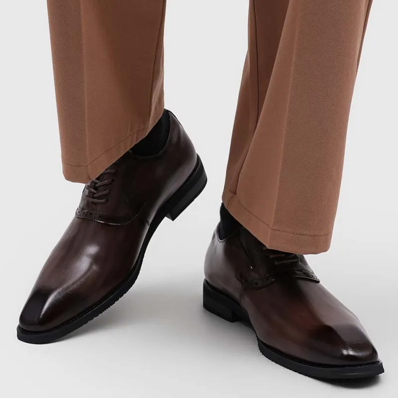 DIMANYU Men's Business Formal Shoes 2026 New Spring Retro Men's Derby Shoes Large Size Square Toe Lace-Up Men's Shoes
DIMANYU Men's Business Formal Shoes 2026 New Spring Retro Men's Derby Shoes Large Size Square Toe Lace-Up Men's Shoes