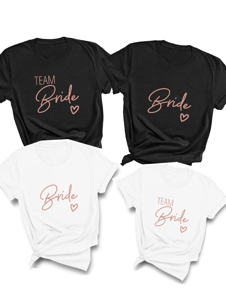 Team Bride Bride Squad Hen Party Bachelorette Party T-shirts 2022 Black Pink White Grey Girl Wedding Female Tops Tees
Team Bride Bride Squad Hen Party Bachelorette Party T-shirts 2022 Black Pink White Grey Girl Wedding Female Tops Tees