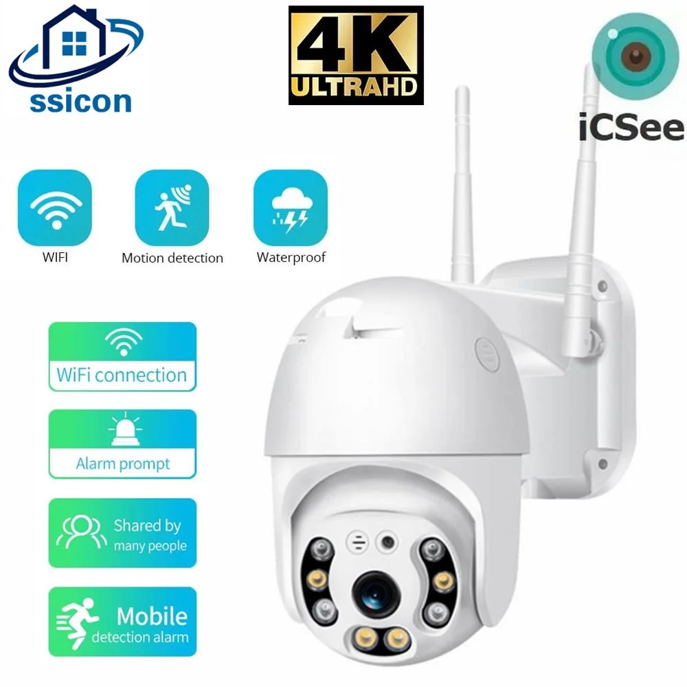8 Мп ICSee наружная Wi-Fi IP-камера Водонепроницаемая беспроводная Защита Безопасности Беспроводная IP-камера цветное ночное видение
8 Мп ICSee наружная Wi-Fi IP-камера Водонепроницаемая беспроводная Защита Безопасности Беспроводная IP-камера цветное ночное видение