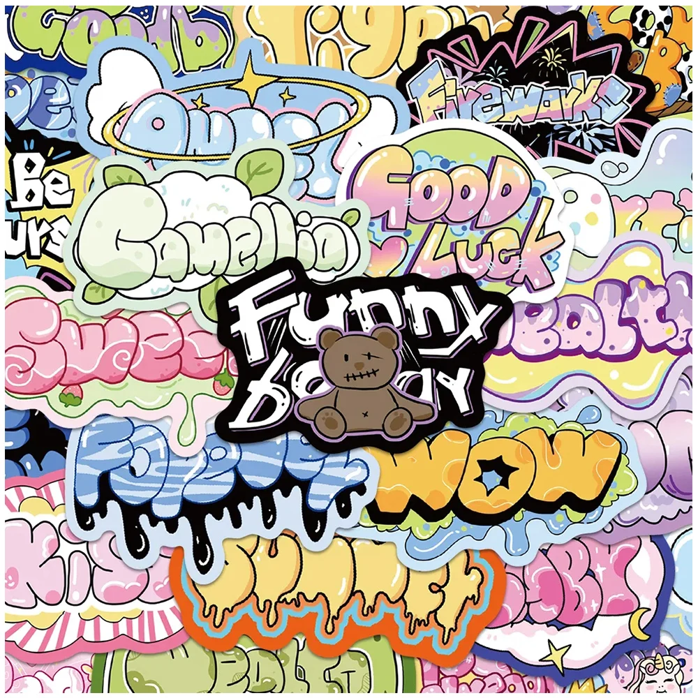 10/30/50pcs DIY Y2K Style Aesthetic Stickers Creatives Letters Sticker Scrapbook Luggage Phone Cute Graffiti Decals Decoration
10/30/50pcs DIY Y2K Style Aesthetic Stickers Creatives Letters Sticker Scrapbook Luggage Phone Cute Graffiti Decals Decoration