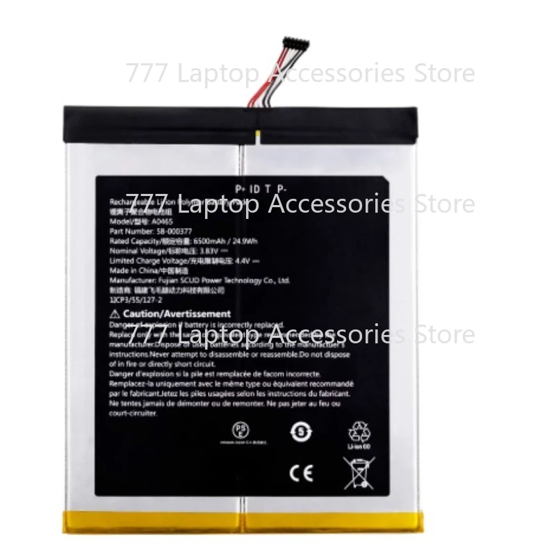 New Battery 58-000377 For Amazon Fire HD 10 Plus 11th Gen T76N2B T76N2P Release 2021 Used
New Battery 58-000377 For Amazon Fire HD 10 Plus 11th Gen T76N2B T76N2P Release 2021 Used