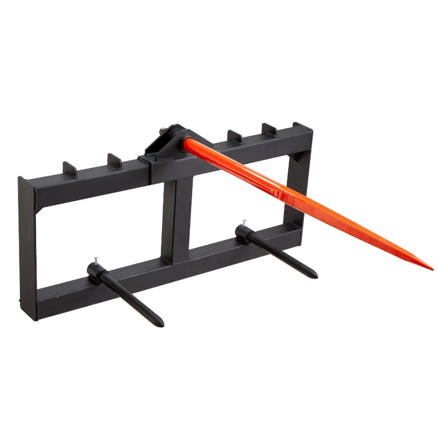 49 Hay Spear Bale Spears 1600lbs Loading Capacity Skid Steer Loader Tractor Attachment with 2pcs 17.5 Stabilizer Spears Quick
49 Hay Spear Bale Spears 1600lbs Loading Capacity Skid Steer Loader Tractor Attachment with 2pcs 17.5 Stabilizer Spears Quick