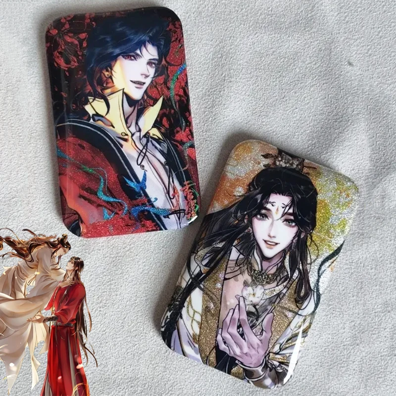 Anime Heaven Official's Blessing Xie Lian Hua Cheng Cosplay Badge Rectangle Metal Brooch Jewelry Corsage Pin Bag Accessories
Anime Heaven Official's Blessing Xie Lian Hua Cheng Cosplay Badge Rectangle Metal Brooch Jewelry Corsage Pin Bag Accessories