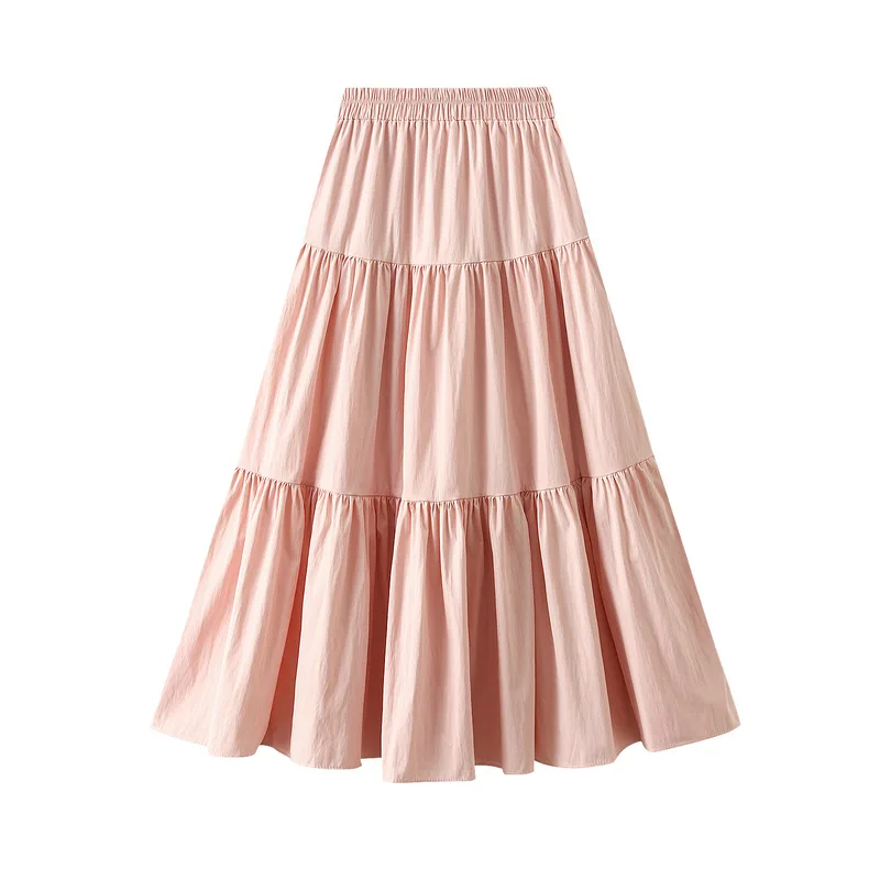 Solid Color A-line Skirt Summer 2024 Women Fashionable Korean High Waist Pleated Long Skirt Female Casual All-match Skirt Lady
Solid Color A-line Skirt Summer 2024 Women Fashionable Korean High Waist Pleated Long Skirt Female Casual All-match Skirt Lady